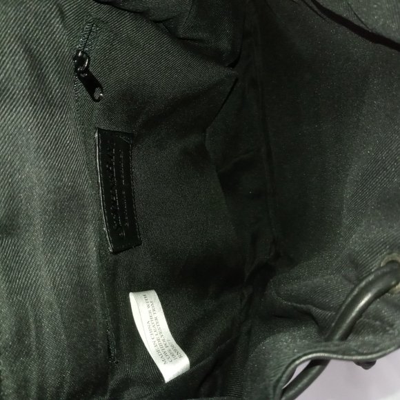 Y2K St Johns Bay Mini Backpack Black Leather Purse Shoulder Bag - Picture 12 of 14